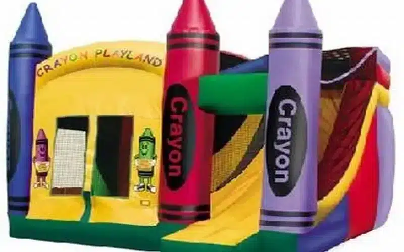 Crayon Inflatable Castle