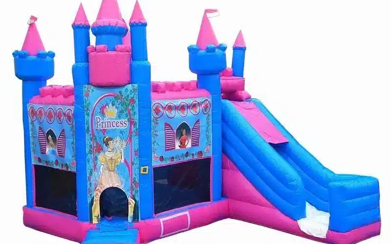 Princess Jumping Castle With Slide