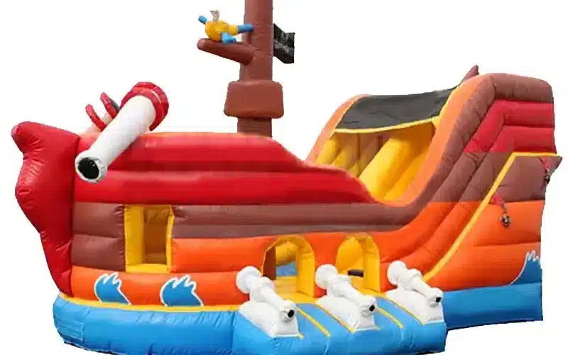 Pirate Ship Inflatable Slide