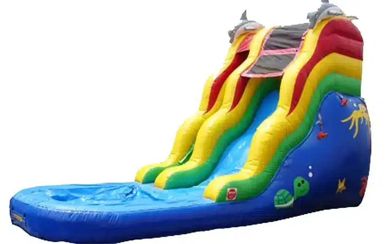 Shark Inflatable Water Slide